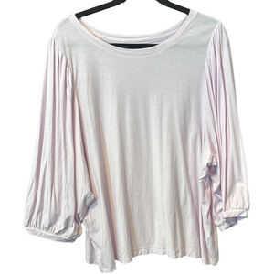 Sonoma Light Purple Oversized Blouse with Relaxed Fit